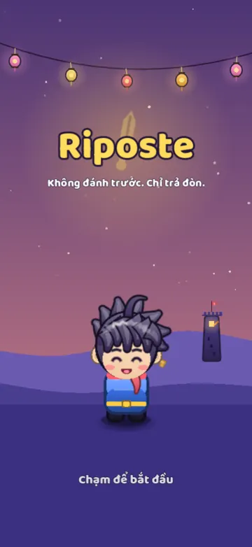 Riposte title screen
